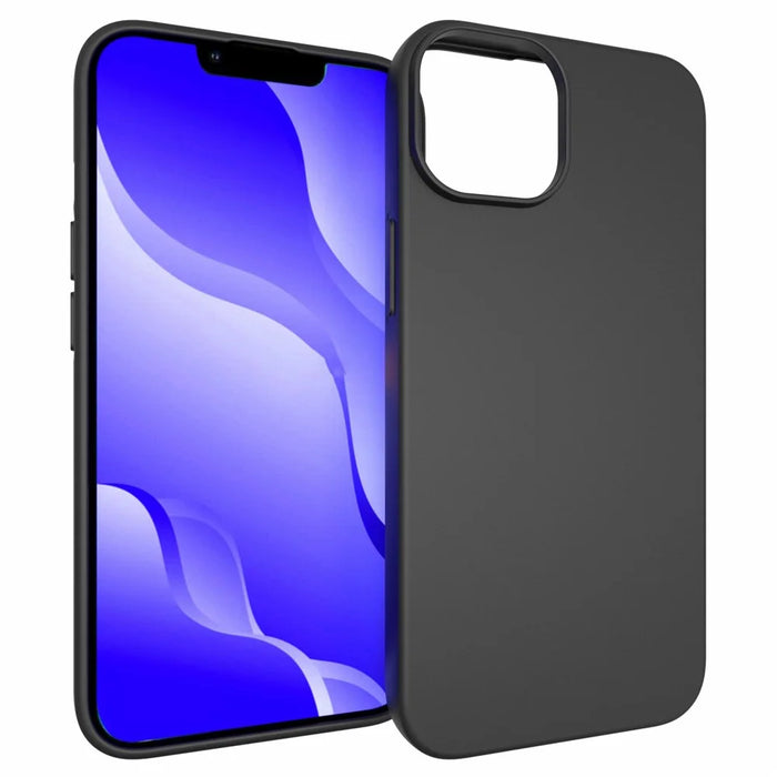 10Pcs/Pack Soft TPU Phone Protective Case for iPhone 14 6.1 inch, Dual-sided Matte Finish Anti-scratch Cover - Black - 2