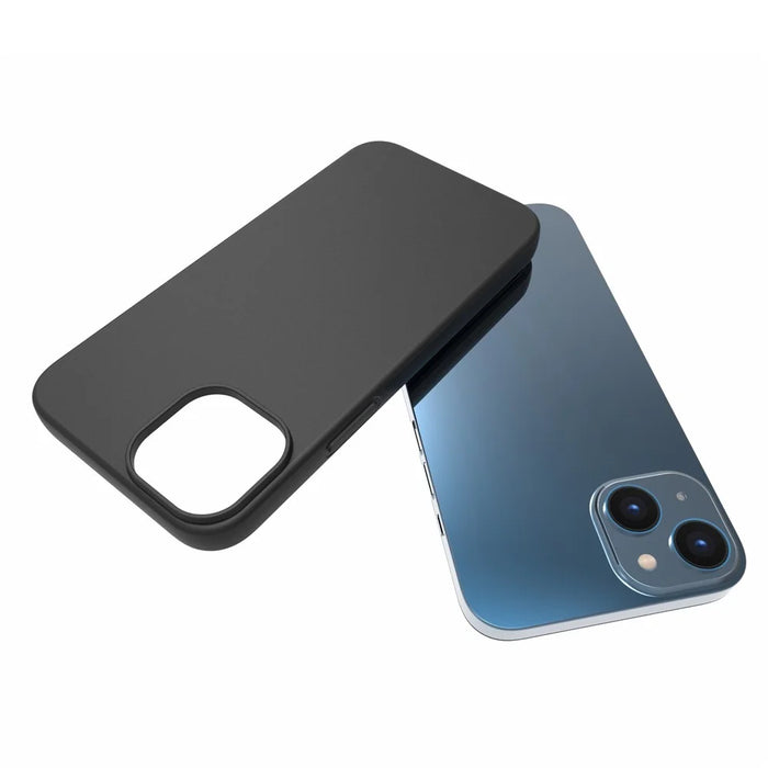 10Pcs/Pack Soft TPU Phone Protective Case for iPhone 14 6.1 inch, Dual-sided Matte Finish Anti-scratch Cover - Black - 7