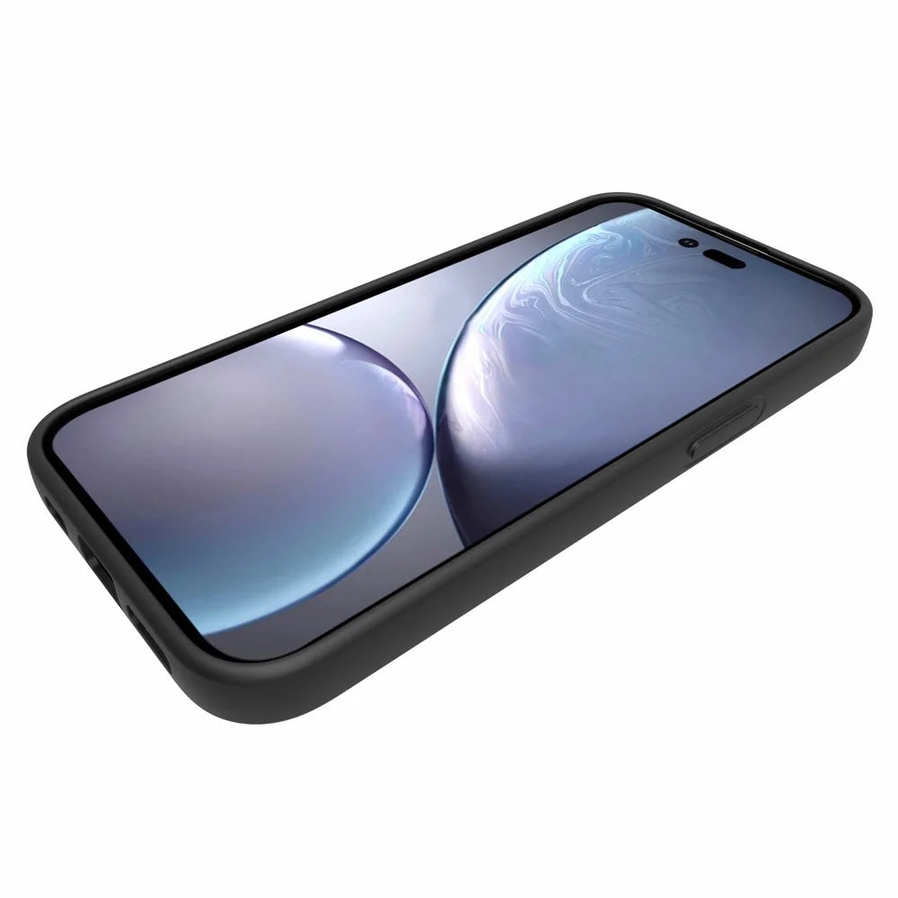 10Pcs/Pack Soft TPU Phone Back Case for iPhone 14 Pro 6.1 inch, Dual-sided Matte Finish Protective Cover - Black - 6