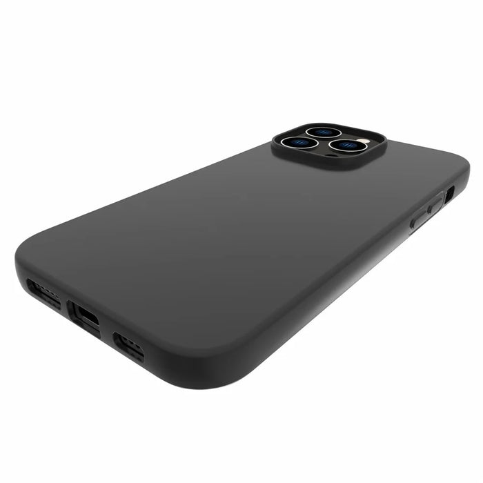 For iPhone 14 Pro Max 6.7 inch 10Pcs/Pack Dual-sided Matte Finish TPU Anti-scratch Phone Case Protective Cover - Black - 5