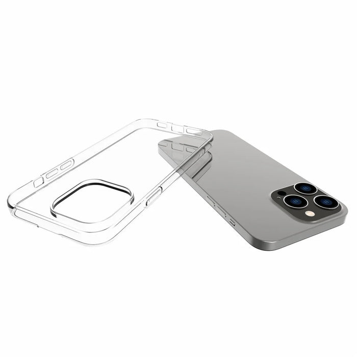 For iPhone 14 Pro Max 6.7 inch 10Pcs/Pack Clear TPU Phone Back Case Inner Watermark-Free Protective Cover - 7