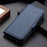 For iPhone 14 Pro 6.1 inch Textured PU Leather Anti-scratch Phone Case Wallet Stand Function Phone Shell - Blue - 5