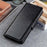 For iPhone 14 Plus 6.7 inch Crazy Horse Texture Phone Case Shockproof Stand Cover PU Leather Wallet Ant-drop Magnetic Protective Shell - Black - 5
