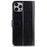 For iPhone 14 Plus 6.7 inch Crazy Horse Texture Phone Case Shockproof Stand Cover PU Leather Wallet Ant-drop Magnetic Protective Shell - Black - 7