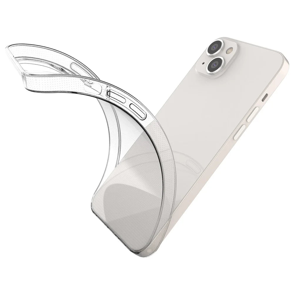 Soft TPU Case for iPhone 14 Plus 6.7 Inch, Ultra Slim Anti-Yellowing Clear Phone Cover - 5