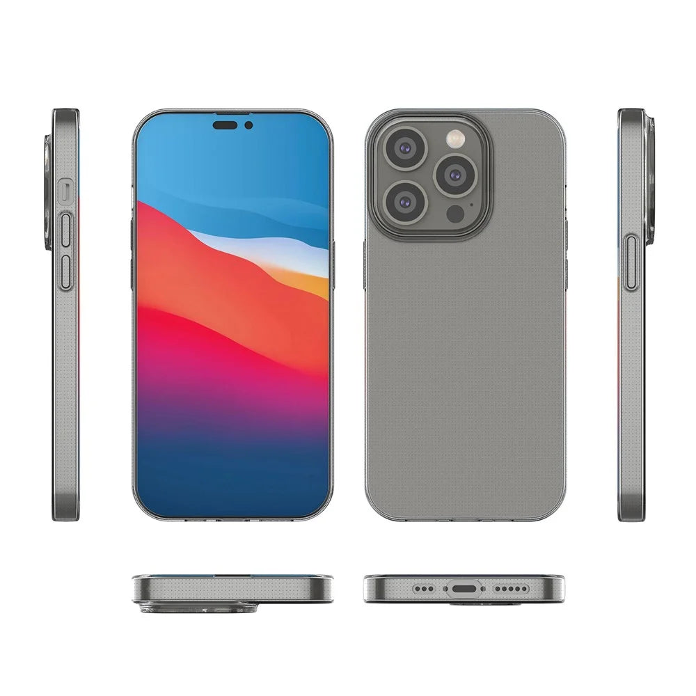 Soft TPU Case for iPhone 14 Pro 6.1 Inch, Yellowing-Resistant Slim Transparent Phone Cover - 6