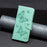 For iPhone 14 Wallet Case Imprinted Butterflies Leather Phone Cover with Strap - Green - 4