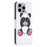 For iPhone 14 Pro Max Leather Case Pattern Printing Wallet Stand Flip Mobile Cover - Panda - 7