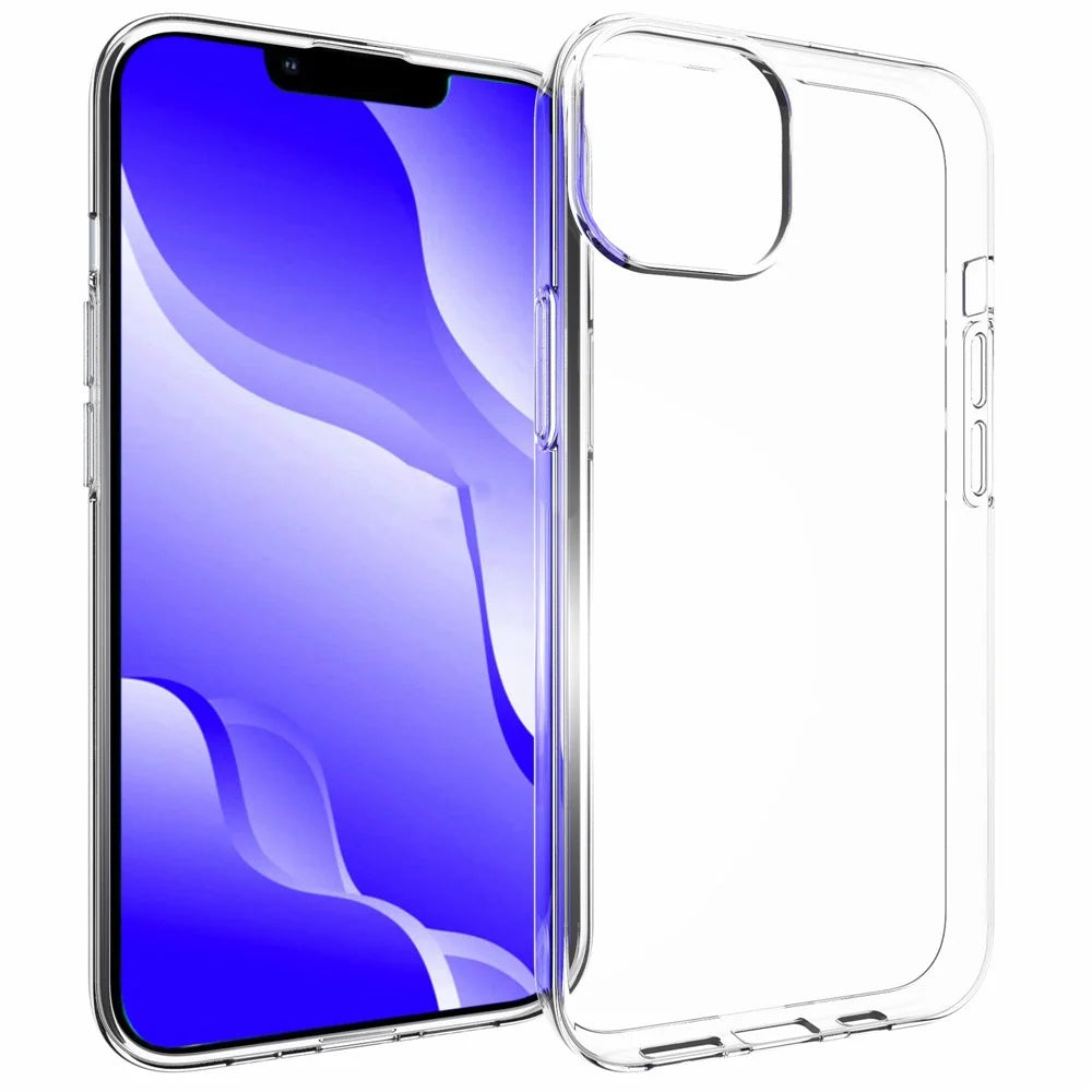 For iPhone 14 6.1 inch Anti-fall Phone Case Precise Cutouts Waterproof TPU Cellphone Cover Drop-resistant Back Case - 1