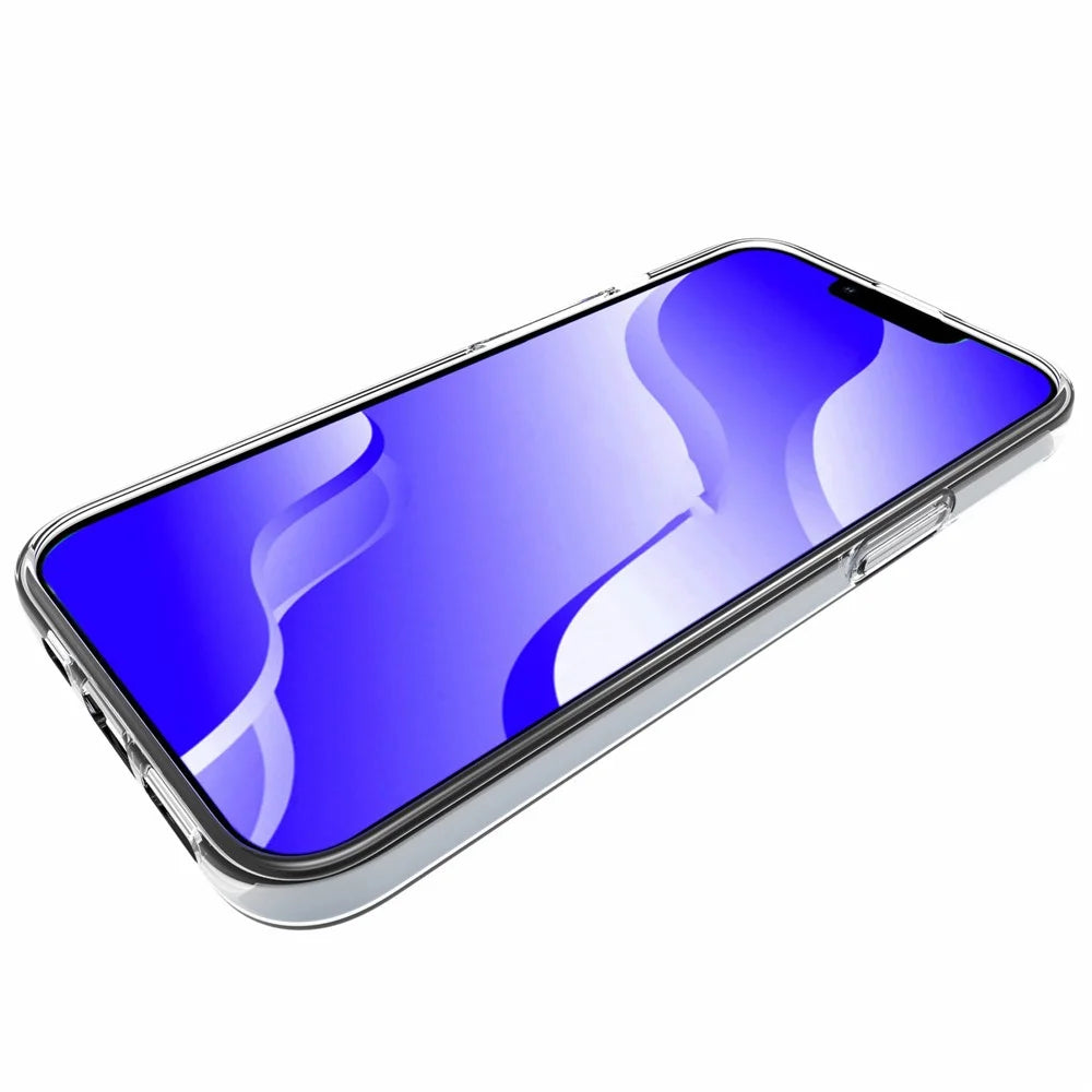 For iPhone 14 6.1 inch Anti-fall Phone Case Precise Cutouts Waterproof TPU Cellphone Cover Drop-resistant Back Case - 3