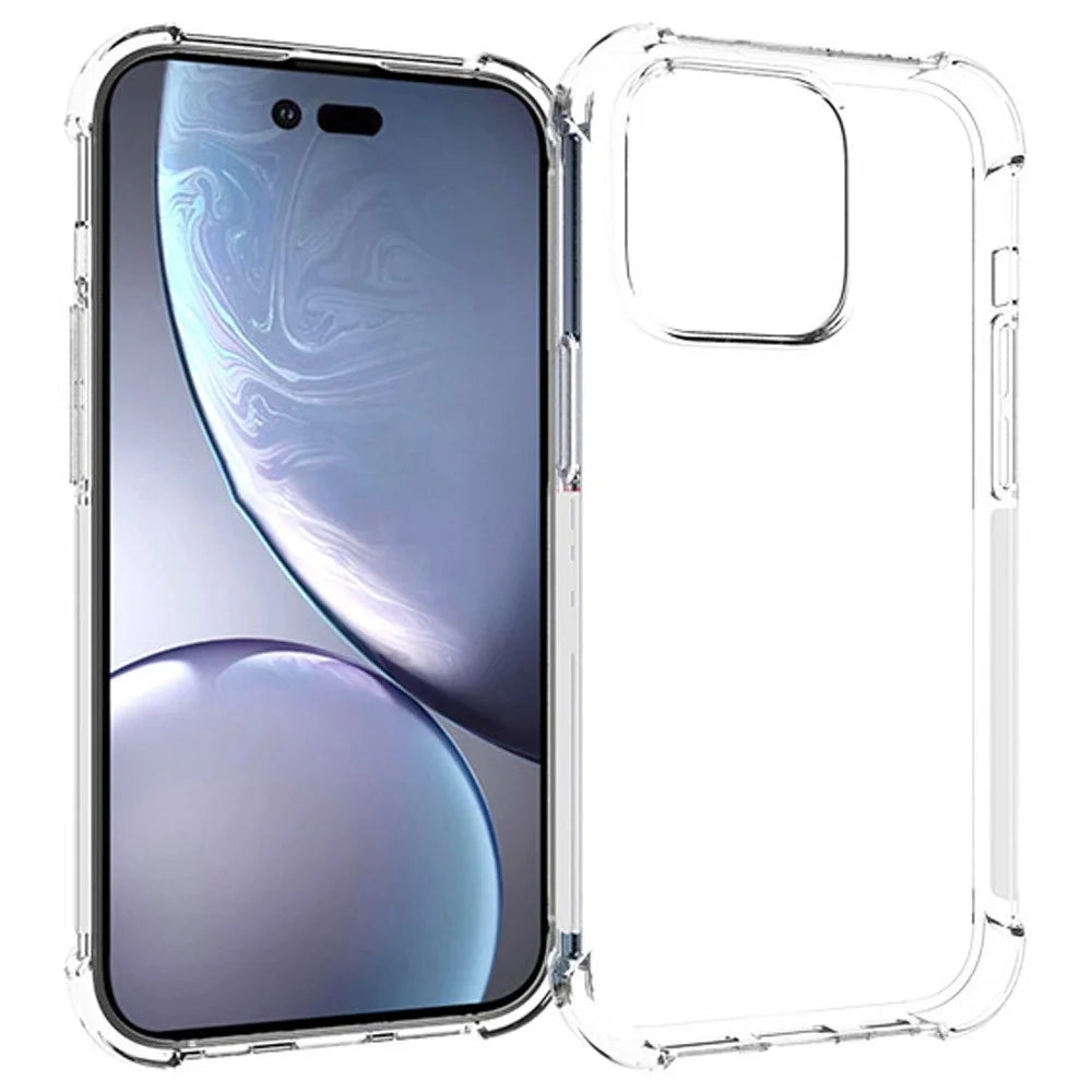 For iPhone 14 Pro 6.1 inch Anti-scratch Phone Case Precise Cutouts Four Corners Drop-resistant Back TPU Case - 1
