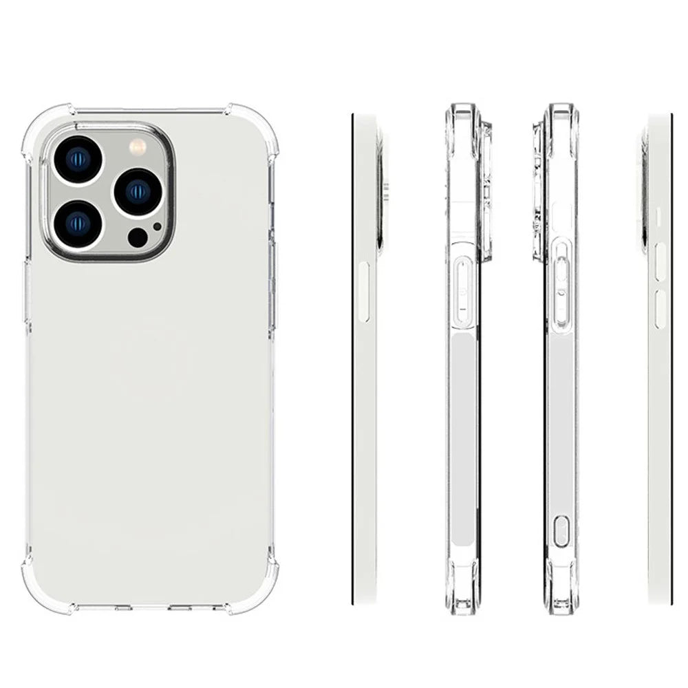 For iPhone 14 Pro 6.1 inch Anti-scratch Phone Case Precise Cutouts Four Corners Drop-resistant Back TPU Case - 5