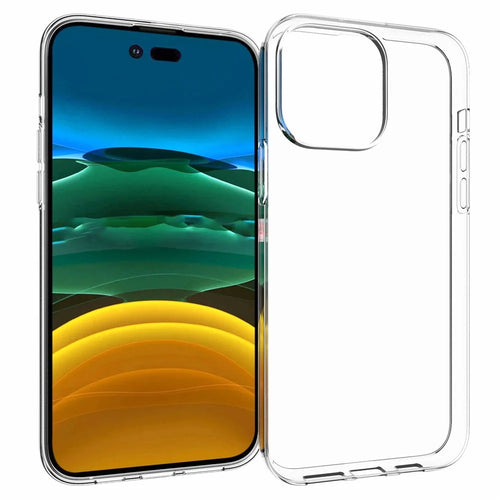 For iPhone 14 Pro Max 6.7 inch Inner Watermark-free Wear-resistant Clear TPU Phone Case Soft Back Shell Cover - 1