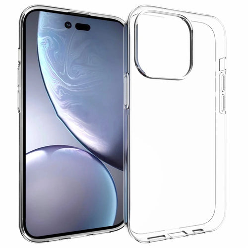 For iPhone 14 Pro 6.1 inch Light Thin Durable Inner Watermark-free Clear TPU Phone Case Soft Back Protector - 1
