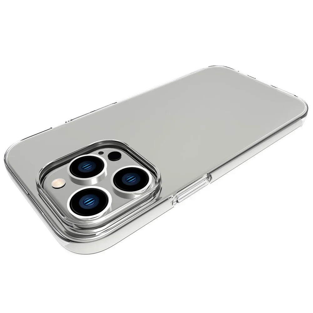 For iPhone 14 Pro 6.1 inch Light Thin Durable Inner Watermark-free Clear TPU Phone Case Soft Back Protector - 4