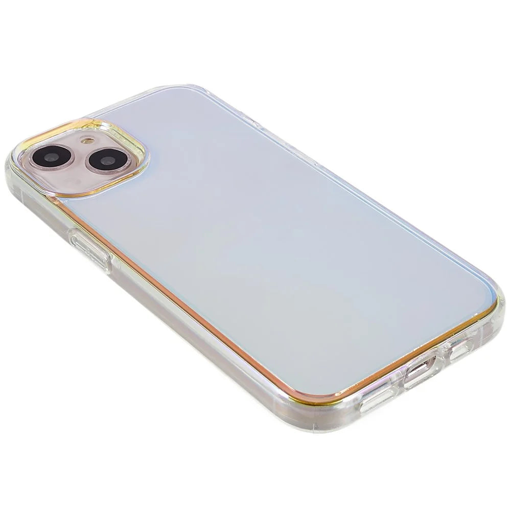 For iPhone 13 6.1 inch Electroplating PC + TPU Hybrid Phone Case Thickened Anti-Drop Protection Back Cover - Purple - 5