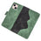 Phone Protective Cover Leather Case for iPhone 13 6.1 inch, Color Splicing Stand Wallet Function Smartphone Shell - Green - 4