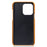 For iPhone 14 Pro Max 6.7 inch Slim Phone Protector Shockproof Textured PU Leather Coated PC Cell Phone Case - Orange - 4