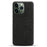 For iPhone 14 Pro Max 6.7 inch Cell Phone Case Shell Solid Color Hard PC+Cloth Phone Cover - Black - 3