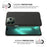 For iPhone 14 Pro Max 6.7 inch Cell Phone Case Shell Solid Color Hard PC+Cloth Phone Cover - Black - 5
