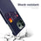 For iPhone 14 Pro Max 6.7 inch Shockproof Well-protected Card Slot Cloth Texture Phone Case PU Leather Coated Hard PC Shell - Blue - 3
