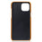 For iPhone 14 6.1 inch Protective Cover Textured PU Leather Coated PC Shockproof Mobile Phone Case - Orange - 4