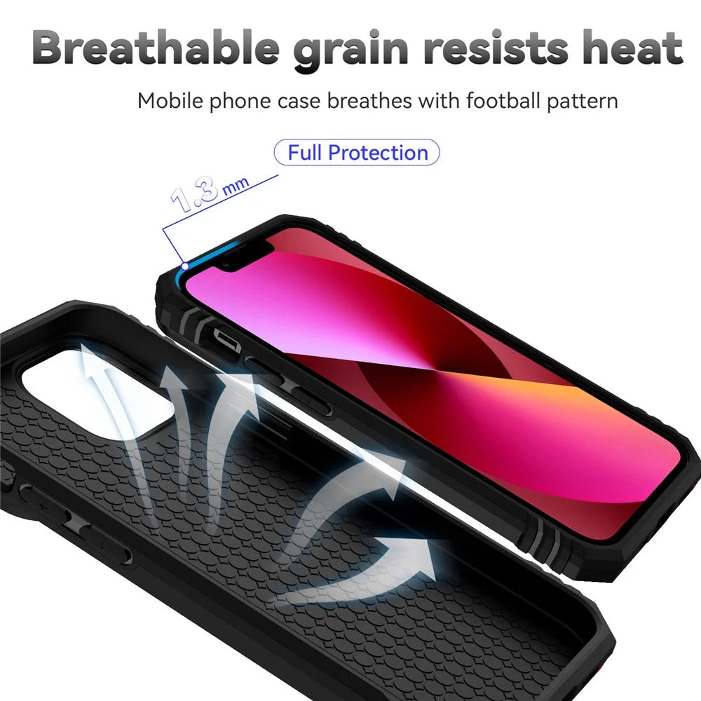 For iPhone 14 Pro 6.1 inch Hard PC + Soft TPU Rotary Kickstand Case Anti-fall Phone Cover with Slide Camera Protection Cover - Black - 5