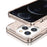 For iPhone 14 Pro Max 6.7 inch Glittery Powder Soft TPU + Hard PC Phone Case Drop-proof Cover - Gold - 3