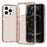 For iPhone 14 Pro Max 6.7 inch Glittery Powder Soft TPU + Hard PC Phone Case Drop-proof Cover - Gold - 5
