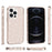 For iPhone 14 Pro Max 6.7 inch Glittery Powder Soft TPU + Hard PC Phone Case Drop-proof Cover - Gold - 7