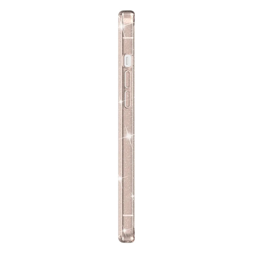 Glittery Powder Soft TPU Hard PC Case for iPhone 14 Plus 6.7 inch, Anti-scratch Protective Phone Cover - Gold - 7