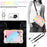 For iPad mini (2019) 7.9 inch/mini 4 Shockproof Colorful Tablet Cover Kickstand PC + Silicone Drop-proof Case with Shoulder Strap - Colorful Rose Gold - 7