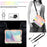 For iPad Pro 11 (2021) / (2020) / (2018) / (2022) / iPad Air (2022) / (2020) Colorful Tablet Cover Scratch-Resistant Kickstand Case with Shoulder Strap - Colorful Rose Gold - 7