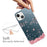 Anti-drop Protection TPU Phone Case for iPhone 14 6.1 inch, IMD Stylish Pattern Printing Cover - Sakura - 2