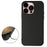 For iPhone 14 Pro Max 6.7 inch Anti-fall Ultra-thin Phone Case Carbon Fiber Texture Protective Cover PU Leather Coated Cellphone Hybrid Back Shell - Black - 2