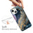 For iPhone 14 6.1 inch A Style Marble Pattern Case IMD Soft TPU Drop Protective Cover Shell - Style F - 2