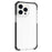 For iPhone 14 Pro Case Four Corners Anti Drop Clear TPU + TPE + PC Phone Cover - Transparent Black - 2