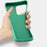 For iPhone 14 Pro 6.1 inch Starry Sky Series Biodegradable Phone Case Wheat Straw + TPU Scratch-resistant Matte Back Shell - Green - 2