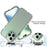 For iPhone 14 Pro Max 6.7 inch 3-in-1 Hybrid PC + TPU Cell Phone Shell Cover Gradient Shockproof Case with PET Screen Protector - Transparent - 4