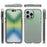 For iPhone 14 Pro Max 6.7 inch 3-in-1 Hybrid PC + TPU Cell Phone Shell Cover Gradient Shockproof Case with PET Screen Protector - Transparent - 6