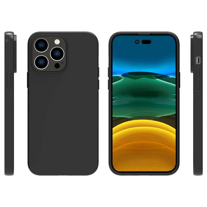 For iPhone 14 Pro Max 6.7 inch Soft TPU Matte Finish Coating Phone Case Lightweight Back Cover - 7