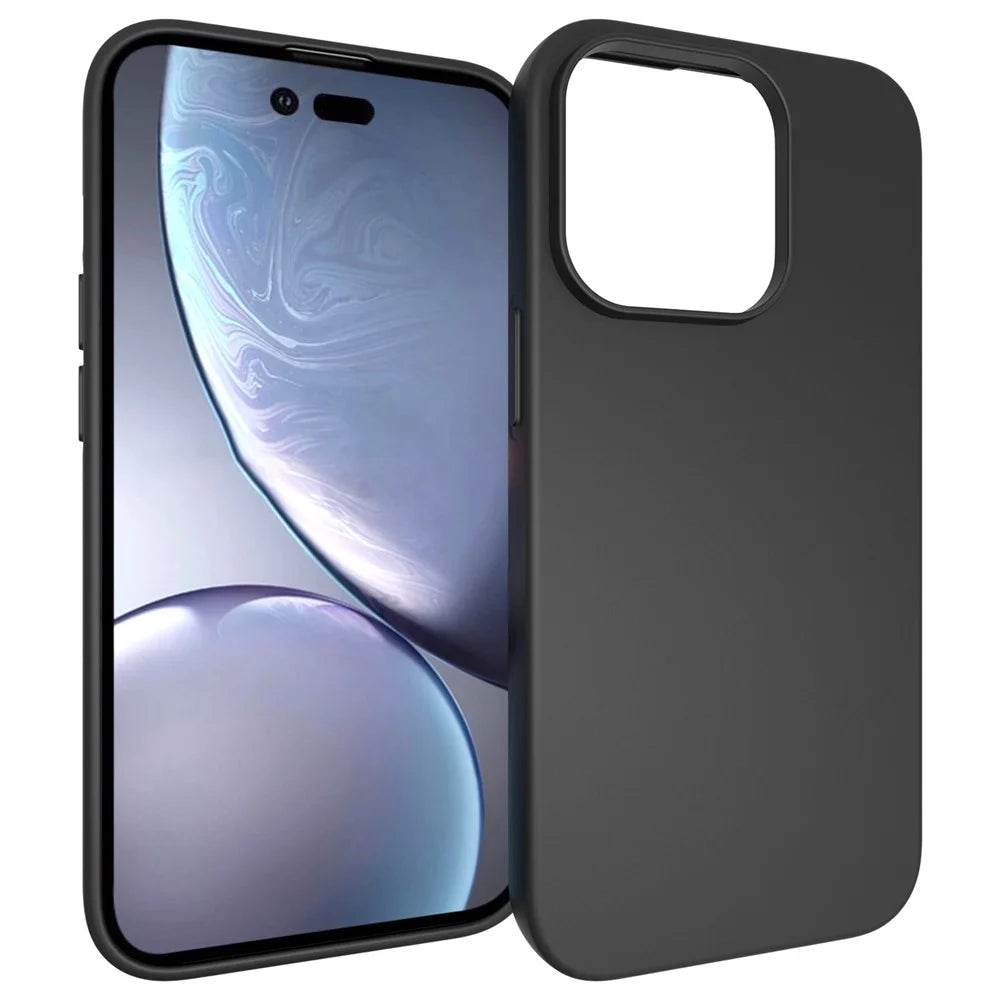 For iPhone 14 Pro 6.1 inch Anti-Scratch Soft TPU Cover Matte Finish Lightweight Phone Cover - 3