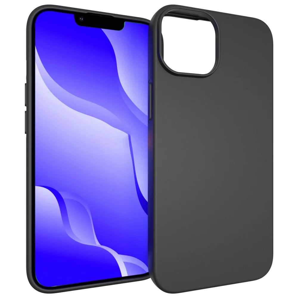 For iPhone 14 6.1 inch Non-Slip Matte Finish Cover Soft TPU Shock-Absorption Protective Case - 3