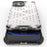 For iPhone 14 Pro Max 6.7 inch Honeycomb Textured Anti-scratch Cover TPU + PC Dual Layer Protection Phone Case - Grey - 3