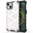 Phone Case for iPhone 14 6.1 inch, Honeycomb Textured TPU + PC Anti-fall Protection Cover - Grey - 1