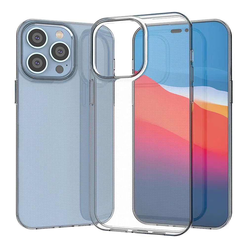 Transparent TPU Case for iPhone 14 Pro Max 6.7 Inch, 1.0mm Ultra-Thin Drop-Proof Phone Protective Cover - 4