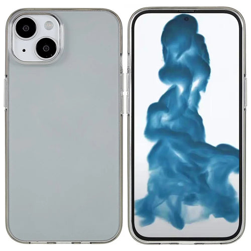 Scratch Proof Phone Case for iPhone 14 6.1 inch, HD Clear TPU Mobile Phone Shell - Transparent Black - 1