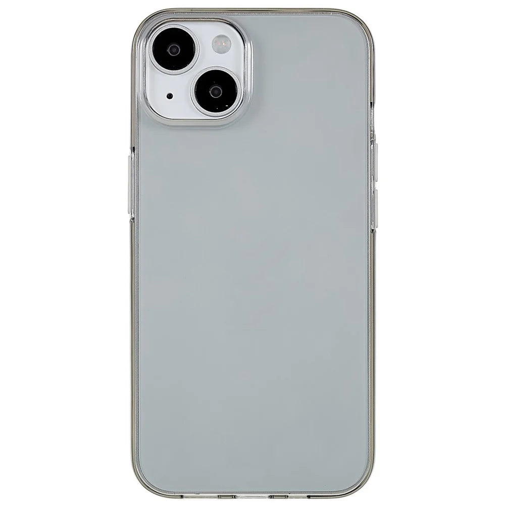 Scratch Proof Phone Case for iPhone 14 6.1 inch, HD Clear TPU Mobile Phone Shell - Transparent Black - 2