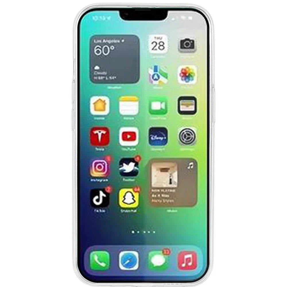 Anti-dust Phone Case for iPhone 14 Plus 6.7 inch, High Transparency TPU Good Protection Mobile Phone Cover - Transparent - 4