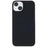 For iPhone 14 6.1 inch Anti-wear Anti-scratch Hard PC Back Protective Case Anti-fall Rubberized Glossy Surface Cover - Black - 2